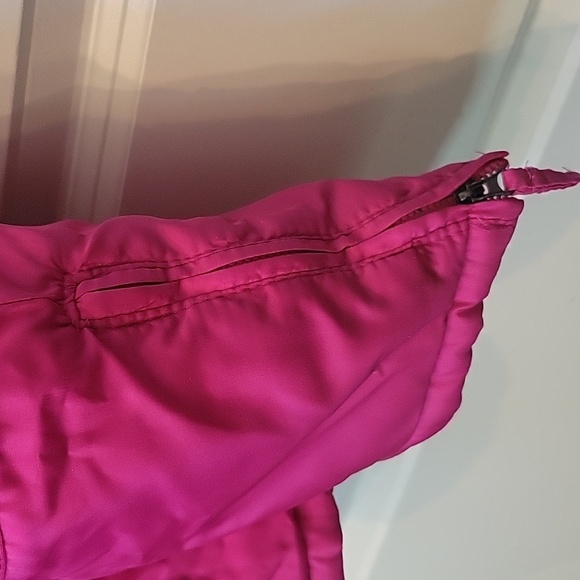 Snow Overalls Girl 6X Pink Zip Adjustable Straps CHEROKEE - Picture 3 of 9